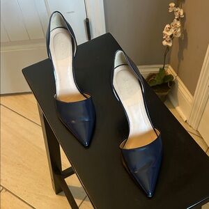 J. Crew Women's Classic Blue Heels